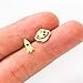Gold Color Earrings Stainless Steel Future Jewelry Cosmic Spaceship Rocket Planet Earrings For Women