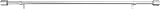 Amazon Basics Extendable Curtain Pole Nickel 183-366 cm with Cap Finials view 2