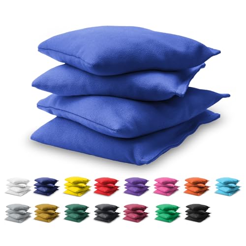 GoSports Official Regulation Cornhole Bean Bags Set (4 All Weather Bags) - 15 C…