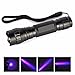 Creazy®UV WF-501B LED 365NM Ultra Violet Blacklight Flashlight Torch 18650 Light Lamp
