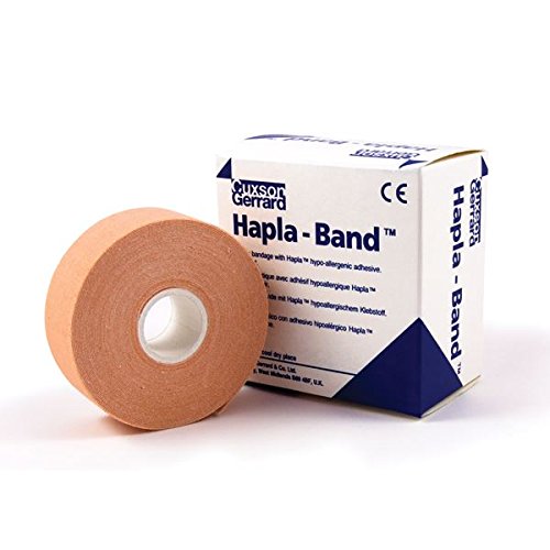 Cuxson & Gerrard Hapla-Band Rolls 10m Length | Stretchable | Thin Hypoallergenic Bandage