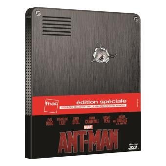 ANT-MAN - 3D + 2D Limited Exklusiv FNAC Steelbook Collector's Edition mit Booklet (streng limitiert / Deutsche Tonspur) Blu-r