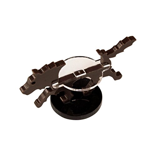 Litko Game Accessories Small Hound Character Mount with 25mm Circular Base, Brown