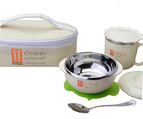 Bento Lunch Box With Insulated Thermos For Kids,Five piece suit