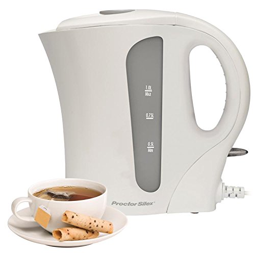 Click Here to See More Images Proctor Silex 1 Liter Electric Kettle, Multicolor