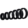 Cob Penis Ring with 6 Different Sizes, Silicone Cock Rings Adult Sex Toys for Men or Couple
