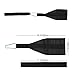 GYMTOP 1Pair Ab Straps Gym Hanging Fitness Sling Abdominal Straps with Quick Locks for Pull Up Fitness (Black) (Black)