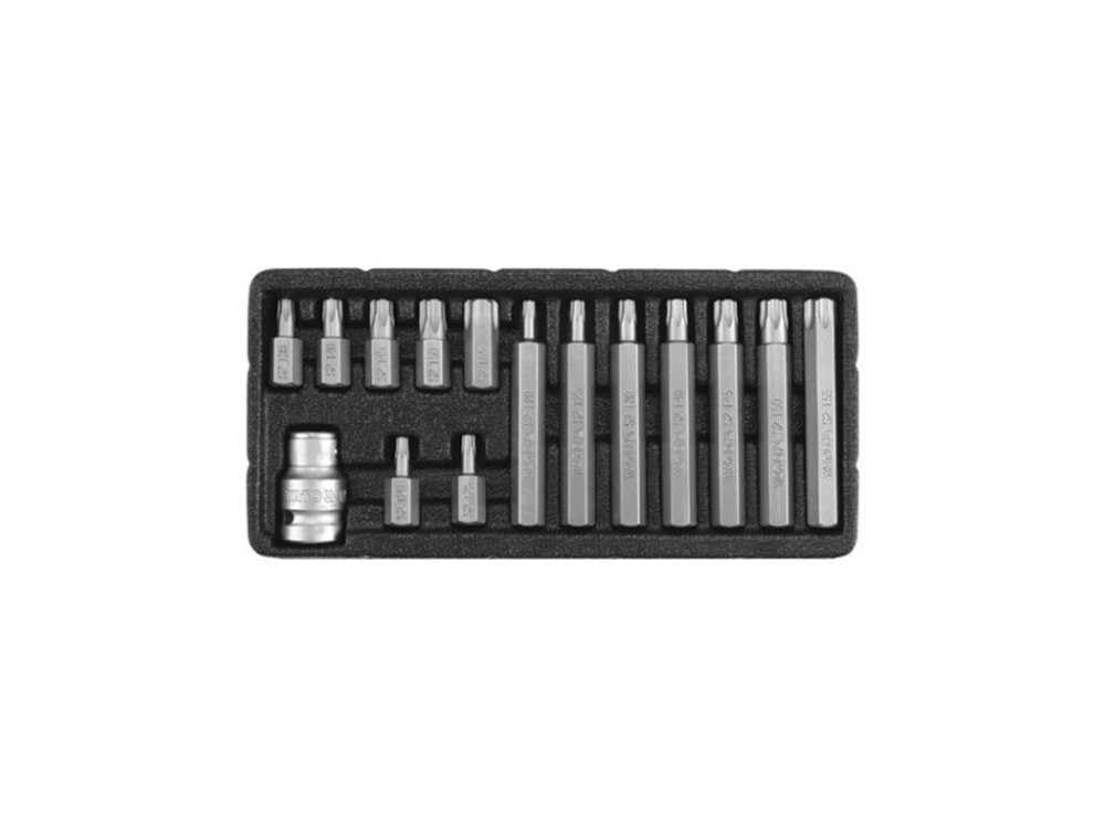 Yato Professional yt-0417 – Torx Screwdriver Security Bit Set of 15pcs T55