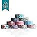 Washi Tape Set of 10 Assorted Cute Unicorn and Mermaid Design - Thin Decorative Japanese Paper Tape for Arts and Crafts Ideal for Stationary, Journal, Planner, Scrapbook, DIY, Organizing Office Supply