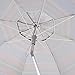 Amazon Basics Beach Umbrella - Blue/Red Striped