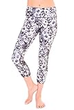 90 Degree by Reflex - Performance Activewear - Printed Yoga Capri