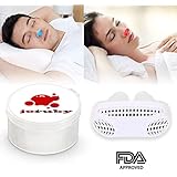 Joruby Advanced 2-in-1 Anti Snoring Device and Air Purifier - Snoring Solution Snore Nasal Dilators - Nose Vents Clip Snore Stopper to Ease Breathing for Natural and Comfortable Sleep