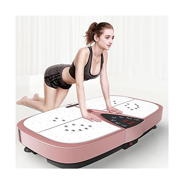 Vibration-Exercise-MachineUltra-Slim-Vibration-Plate-Power-TrainerMotor-Vibration-Plate-99-Levels-Bluetooth-Speaker-Remote-Control-2-Loop-Bands-USB-MColorGold-Vibration-Exercise-Machine Vibration Exercise Machine,Ultra Slim Vibration Plate Power Trainer,Motor Vibration Plate | 99 Levels | Bluetooth Speaker | Remote Control | 2 Loop Bands | USB M(Color:Gold Vibration Exercise Machine)