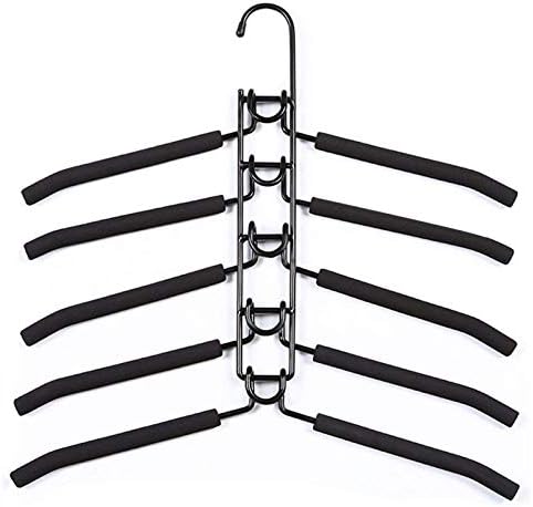 Yiseyruo 衣類ハンガー 省スペース 5イン1 マルチレイヤー Eva スポンジ ノンスリップ 高耐久 衣類ハンガー クローゼット オーガナイザー スーツ コート スカート Tシャツ パンツの収納 Lovinghh Com