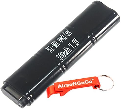 Amazon Com Cyma 7 2v 500mah Ni Mh Micro Battery For Cm030 Cm121 Cm122 Cm123 Marui 18c P8 M93r Aep Aeg For Airsoft Only Sports Outdoors