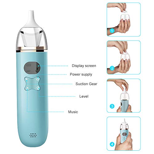 Baby Nasal Aspirator, Electric Nose Suction for Baby, Automatic Booger