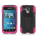 Kyocera Hydro EDGE C5215 Hot Pink Skin+Black Cover