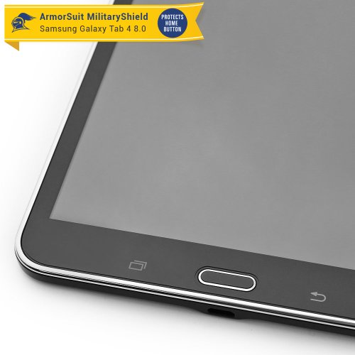 ArmorSuit MilitaryShield - Samsung Galaxy Tab 4 8.0 Screen Protector - Anti-Bubble Ultra HD Shield w/ Lifetime Replacements