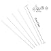 Caydo 200 Pieces White Balloon Sticks Holders with Cups for Wedding, Party, Holidays, Anniversary Decor