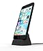 Elevation Lab ElevationDock 4 MFi Apple iPhone Dock with One-Hand Undocking - Chrome/Black