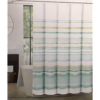 Amazon Com Max Studio Home Watercolor Stripe Ombre Shower