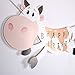 QIYNAO White and Blacke Dairy Cow Happy Birthday Banner for Birthday Party Decoration
