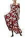 FFLMYUHULIU Women's Summer Boho Off The Shoulder Long Maxi Casual Dresses Split