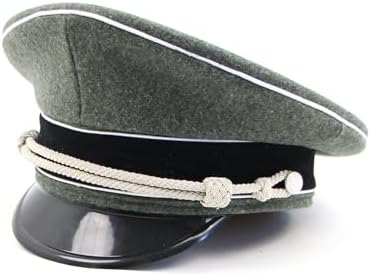 Amazon.com: RegalCrafters WWII WW2 German Officer Hat Crusher Cap
