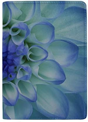Petalos De Flores Azules Abstractos Dahlia Bloqueo Imprimir