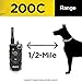 Dogtra 200C Remote Training Collar – 1/2 Mile Range, Waterproof, Rechargeable, Shock, Vibration – Includes PetsTEK Dog Training Clickerthumb 4