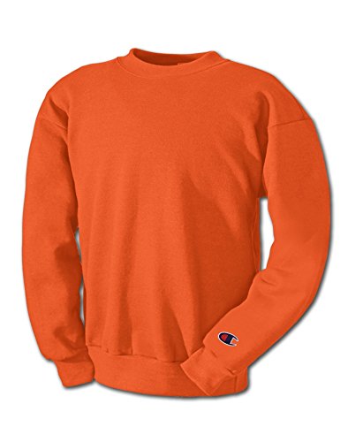 Champion S600 Eco Crewneck Sweatshirt - Orange, Large
