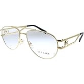 Versace VE 1269 1002 Gold Metal Aviator Eyeglasses 57mm