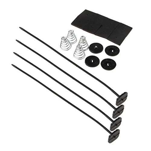 huanban072 1 Set Car Vehicle Electric Radiator Fan Mounting Kit Plastic Ties Straps Universal Radiator Fan Mounting Kit