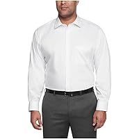 van heusen fitted dress shirts wrinkle free Van Heusen Slim Fit Solid Dress Shirt, White