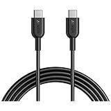 Anker Powerline II USB-C to C 2.0 Cable (6ft) Probably The World's Most Durable Cable, USB-IF Certified for Samsung Galaxy Note 8 S8 S8+ S9, Nexus 6P, Huawei Matebook, MacBook, iPad Pro 2018 and More