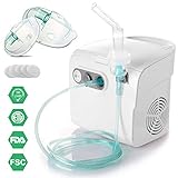 TTstar Personal Compressor System Cool Mist Inhaler for Kids and Adults with 1 Set Accessories Kit, 5 Replacement Filters - Home Use - 120V/60HZ