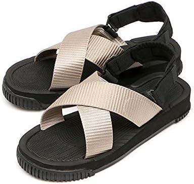 Amazon チチカカ 2wayクロスベルトサンダル Medium ベージュ ファッションサンダル