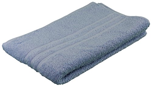 Goezze - Elegant Bath Towel, Sylt, 100% Cotton, Heavy Weight (440 g/m²), 100 x 150 cm - Dove Blue