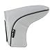 Big Teeth Classic Golf Blade Putter Cover Headcover Mid Mallet Club Protector Magnetic Bar Closure for Scotty Cameron Taylormade Odyssey (White)