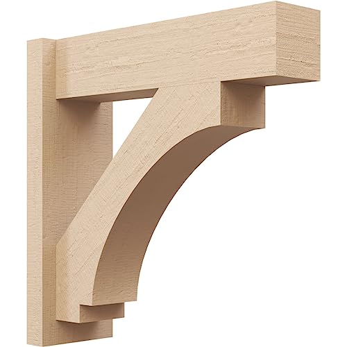 Ekena Millwork 7 1/2"W x 28"D x 32"H Imperial Block Rough Cedar Woodgrain Timbe…