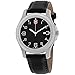 Victorinox Garrison Elegance Black Dial Leather Strap Men's Watch 26052CB