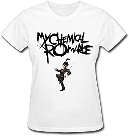 XIULIAN My Chemical Romance The Black Parade Women's T-shirts S White