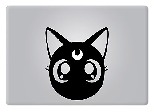 Luna Sailor Moon Apple Macbook Decal Vinyl Sticker Apple Mac Air Pro Retina Laptop sticker