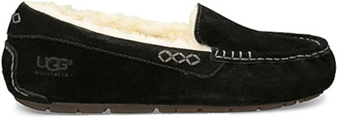 Amazon アグ 訳ありアウトレット Australia Ansley 3312 レディース モカシン シープスキン 本革 スエード ファー Black Us9 26cm Ugg アグ モカシン