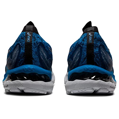 ASICS Men's GelNimbus 23 Knit Running Shoes, 9.5, Reborn Blue/Black