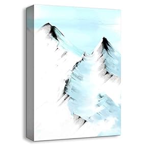 Canvas Wall Art Abstract Beautiful Oil...