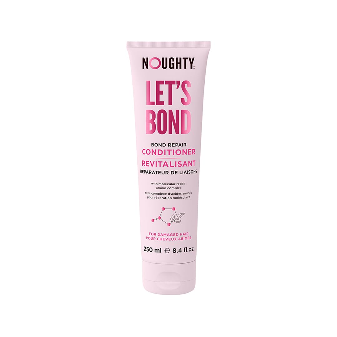 Noughty Let's Bond Builder Conditioner, Restorative Formula for Chemically Treated, Coloured and Damaged Hair, Bond Repair Treatment to Reduce Breakage and Improve Resilience, 250ml — image 1