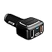 [Qualcomm Certified] 3-port Car Charger Qualcomm Quick Charge 3.0 USB , Type-C [USB-C], Total 33W 6A for Samsung, iPhone, iPad, LG, Nexus, HTC and MacBook More Emergency Car Window Hammer …