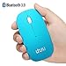 UHURU Bluetooth Wireless Rechargeable Mouse for PC, Mac, Laptop, Android Tablet (Blue)
