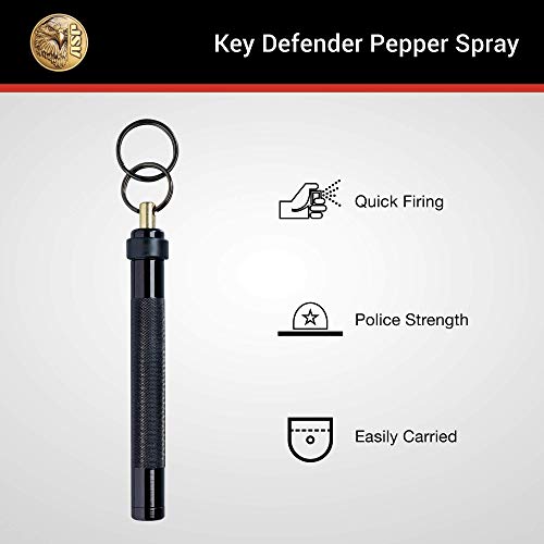 Asp Oc Black Pepper Spray Key Defender (5448095813092)